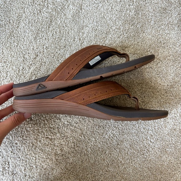 Reef Cushion Flip Flop Thong Sandal Brown Outdoors Comfort Spring Summer - Picture 6 of 8